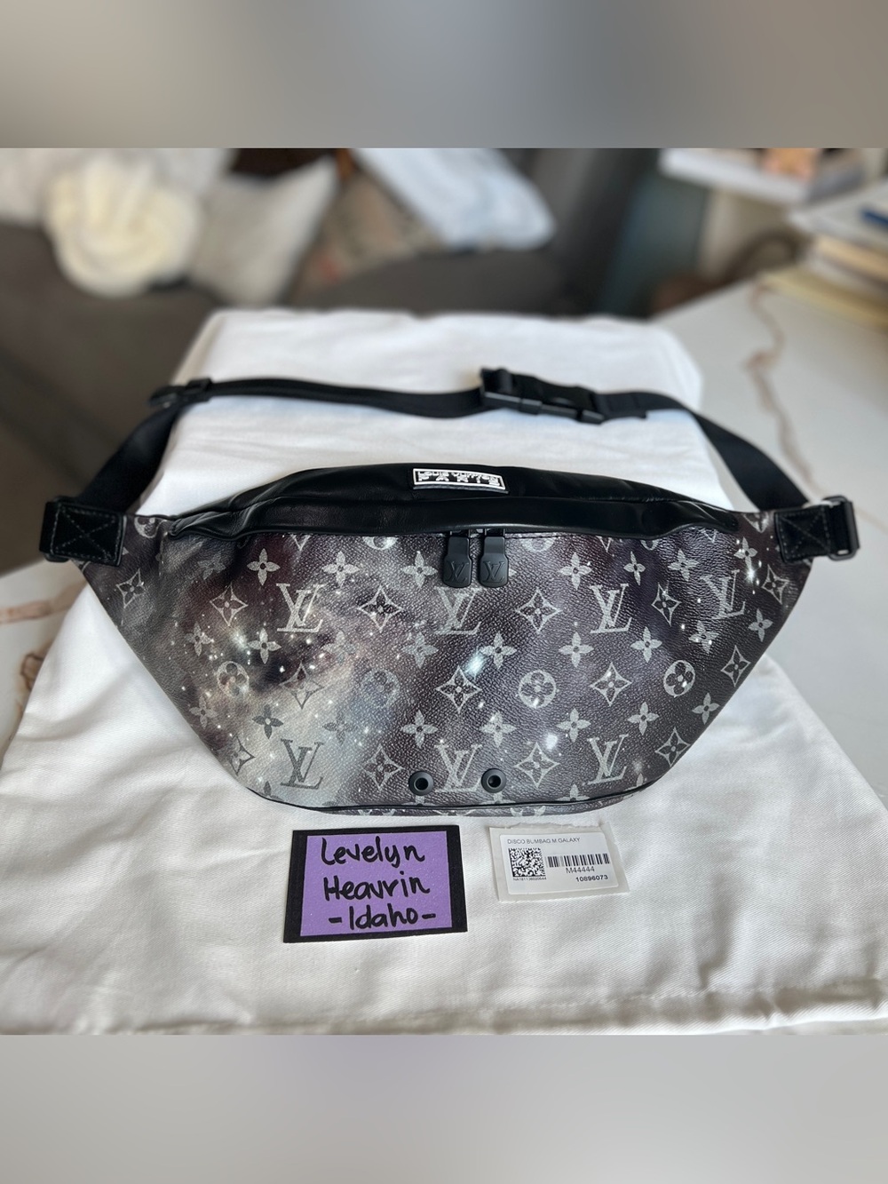 Authentic Louis Vuitton Discovery Bumbag Monogram Galaxy